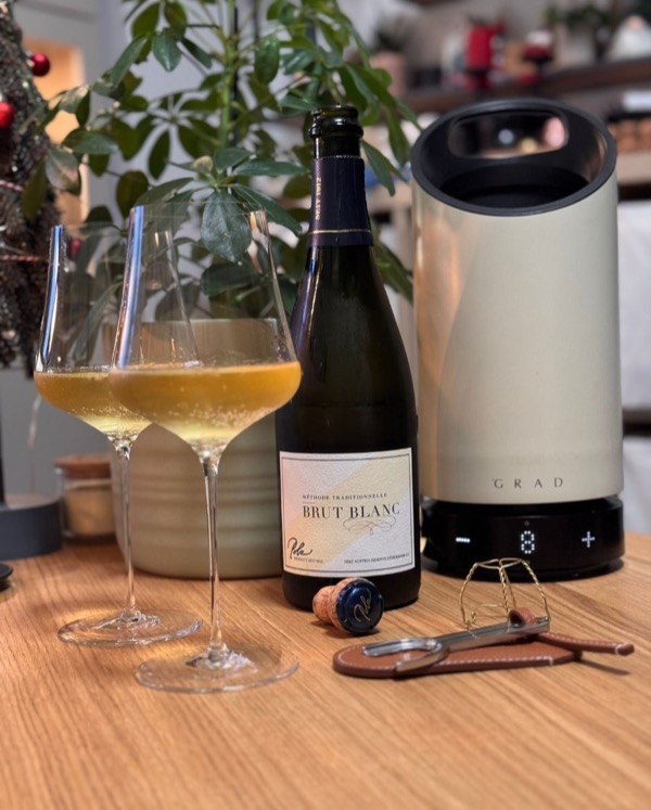 Heute mal ein kleiner Exkurs nach Österreich.

Der Brut Blanc vom @weingut_polz ist ein Sekt, den man ernst nehmen kann. Schönes, klares Aroma, ruhig…