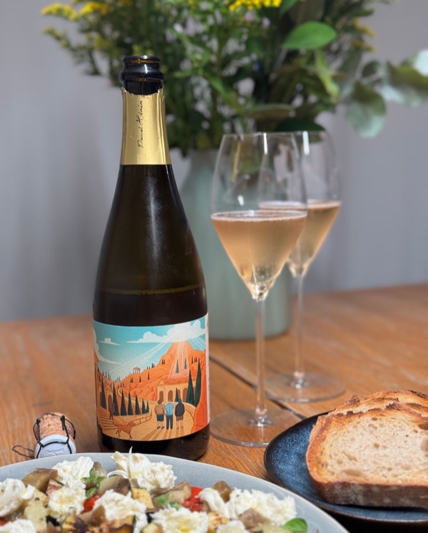 Die gegrillte Aubergine, rote Paprika und Zucchini von der Mittags-Grillerei lagen gestern noch im Kühlschrank – eigentlich war für den Abend nichts…