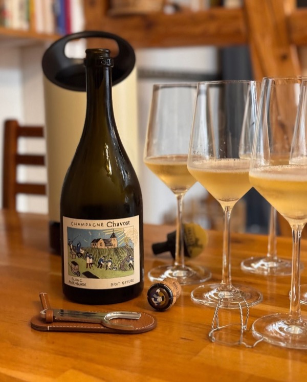 Vor dem großen Menü zum 60er mit Privatkoch, was ich euch morgen in 5 Posts präsentieren werde, gab es als Warm-up schon mal einen @champagnechavost…