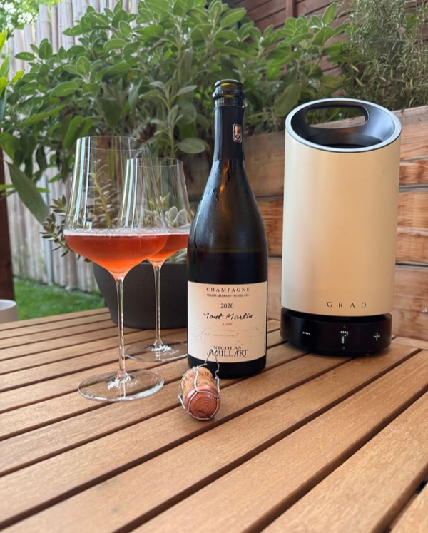 Gestern geöffnet: Mont Martin Rosé 2020 von @nicolasmaillart – ein Premier Cru aus Villers Allerand mit feiner Farbe, klarer Struktur und intensiver…