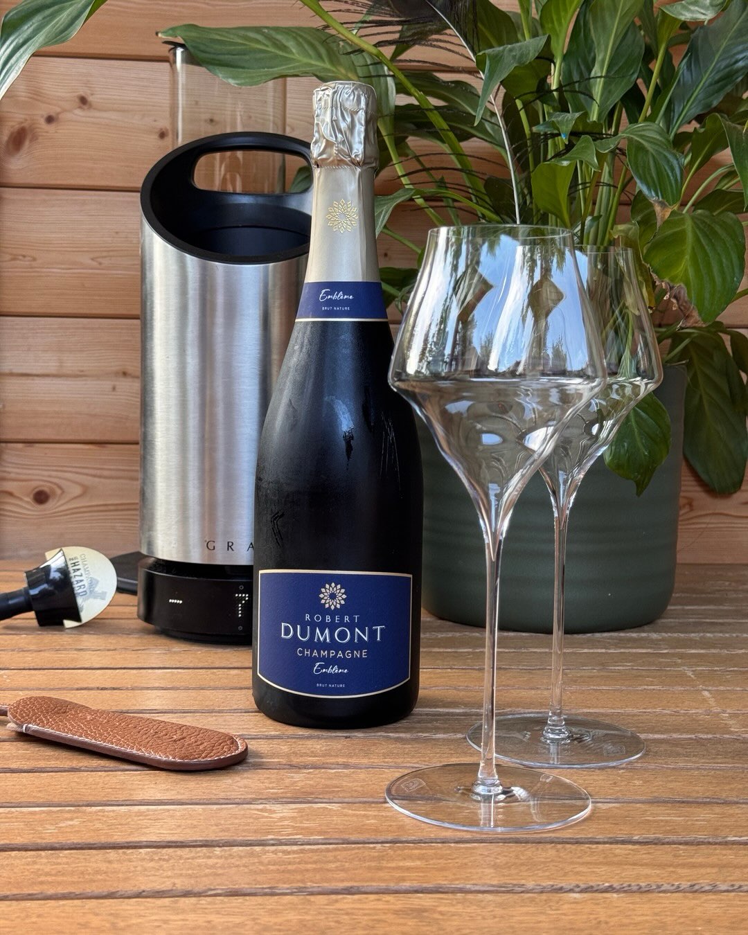 Der Emblème von @champagne.robertdumont ist mit 100% Pinot Noir und 0 g/l Dosage sehr konsequent. Kein Restzucker, nichts, das die Struktur weicher macht. Was übrig bleibt, ist … (3)