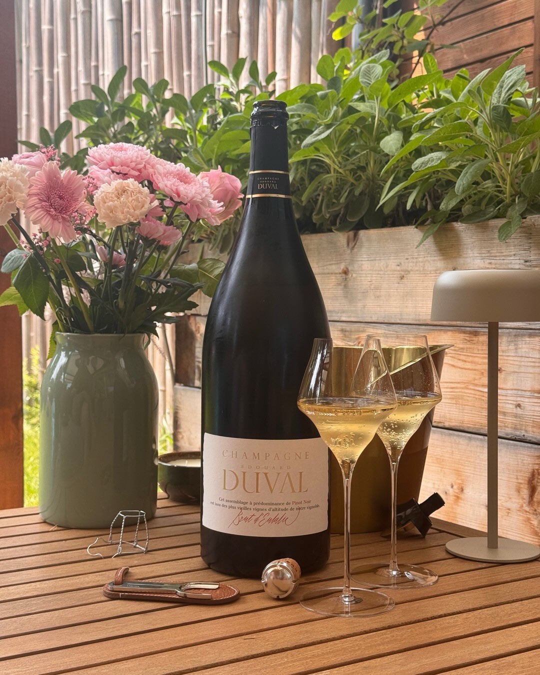 Ein Jeroboam verändert alles. Ich kenne die Brut Eulalie von @champagne_edouard_duval bereits aus der 0,75-Liter-Flasche. Frische rote Frucht, Kirsche, Himbeere, eine zarte Bais… (1)