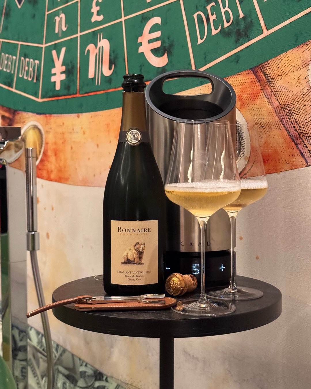 Der Cramant Vintage 2018 Blanc de Blancs von @bonnaireclouet kommt direkt aus Cramant, einem der wenigen Dörfer in der Côte des Blancs mit Grand-Cru-Status für Chardonnay. Bonna… (1)