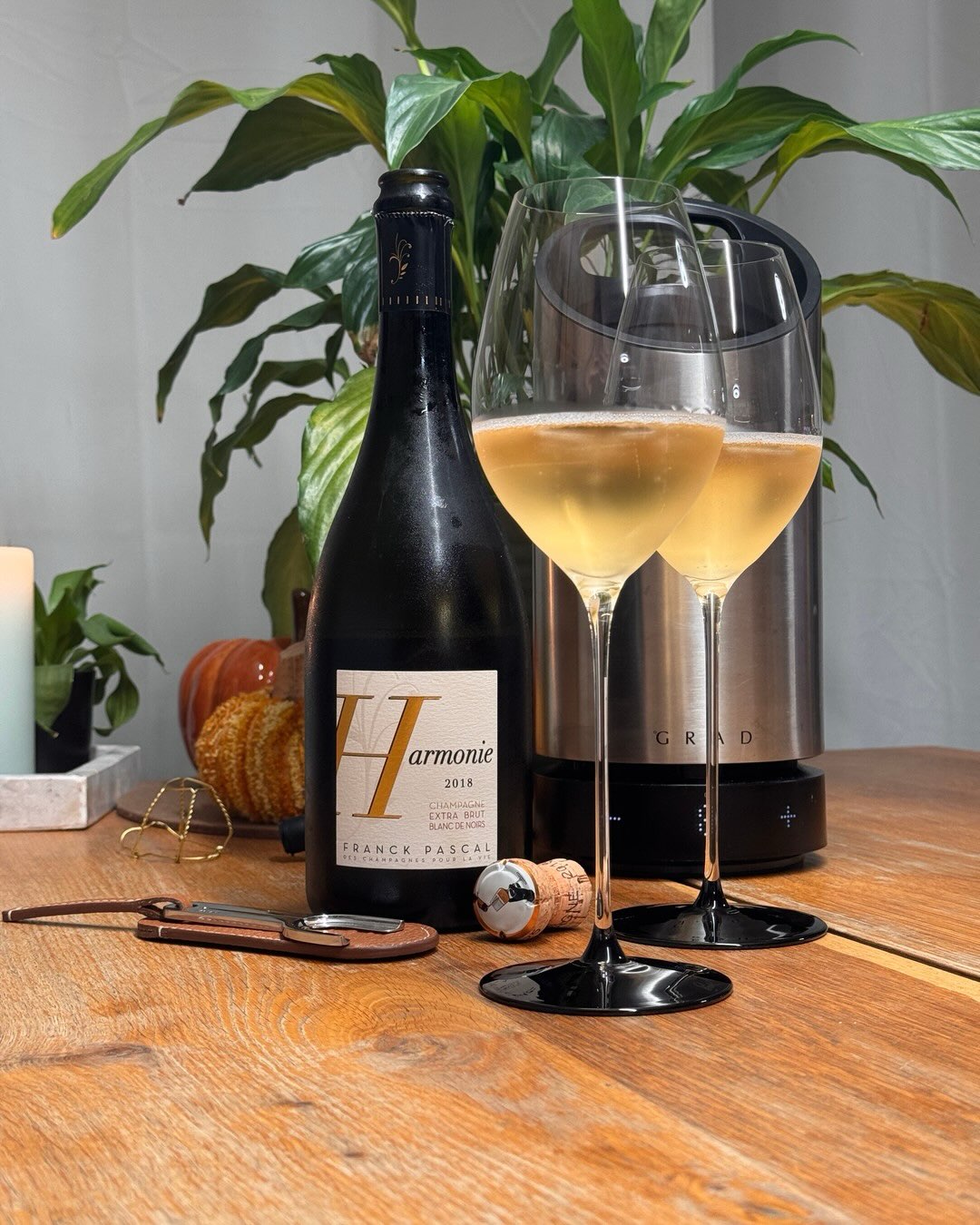Complantage — ein Wort, das ich kannte, aber nie so direkt auf einem Etikett gesehen hatte. Bei der Harmonie 2018 von @champagnefranckpascal steht es schwarz auf weiß: Pinot Noi… (1)