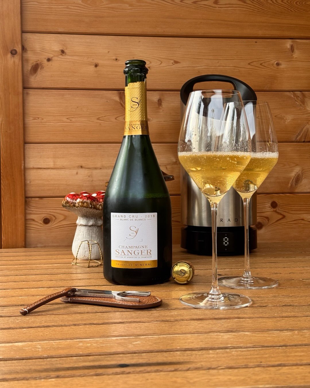 100% Chardonnay aus Avize, 2018er, sieben Jahre auf der Hefe, degorgiert erst im März 2026. Diese „Frische” ist spürbar, tut dem gut gereiften Blanc de Blancs aber keinen Abbruc… (1)
