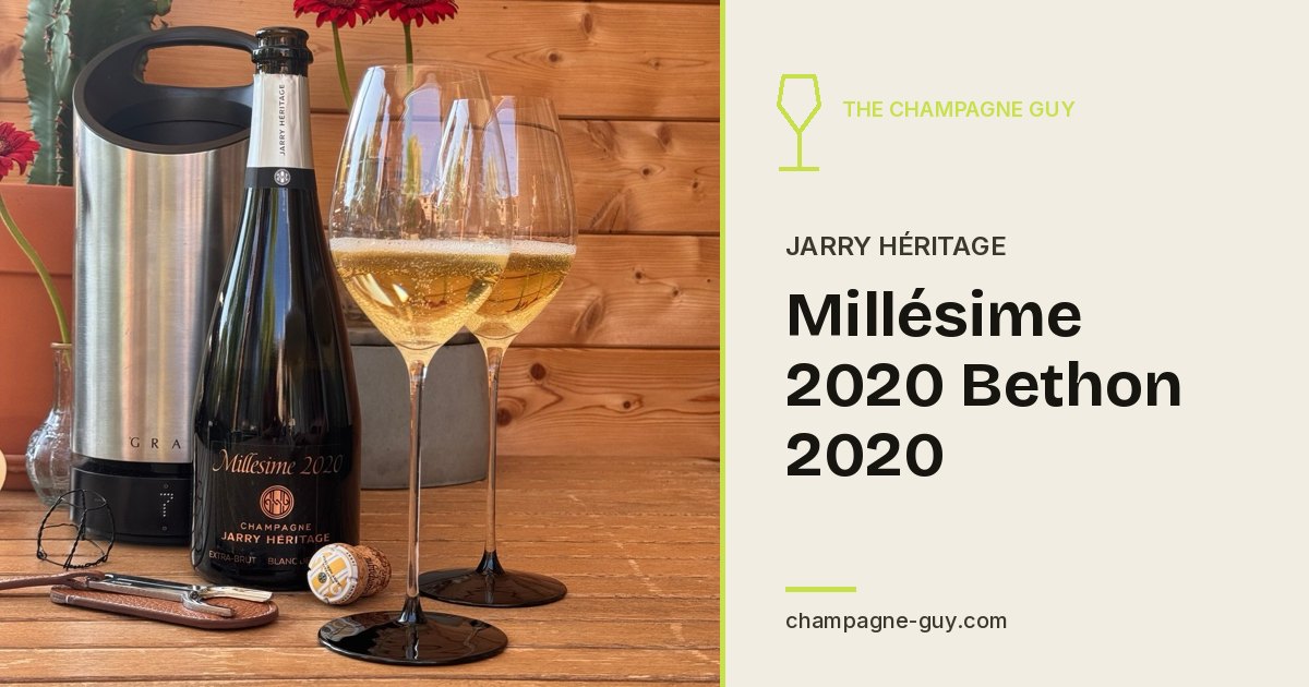 Champagne Jarry Héritage: Millésime 2020 Bethon 2020