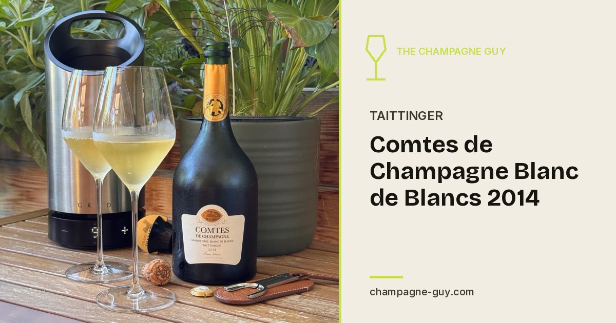 Champagne Taittinger : Comtes de Champagne Blanc de Blancs 2014