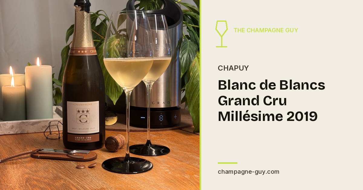 Champagne Chapuy : Blanc de Blancs Grand Cru Millésime 2019