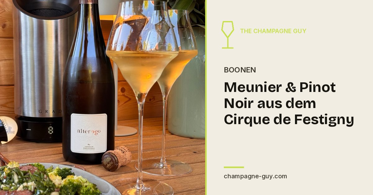 Champagne Boonen: Meunier & Pinot Noir from the Cirque de Festigny