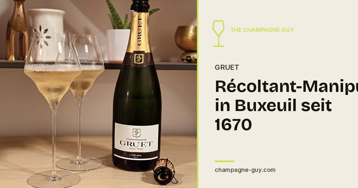 Champagne Gruet : Récoltant-Manipulant à Buxeuil depuis 1670