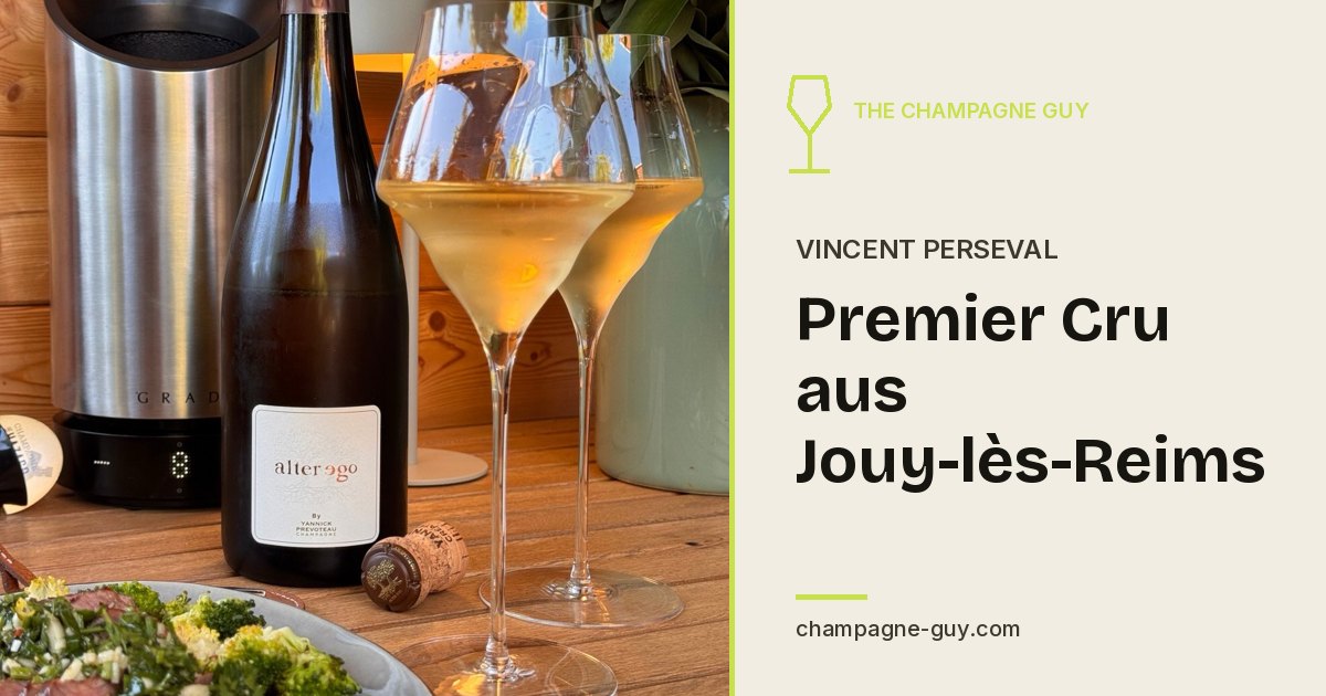 Champagne Vincent Perseval: Premier Cru from Jouy-lès-Reims